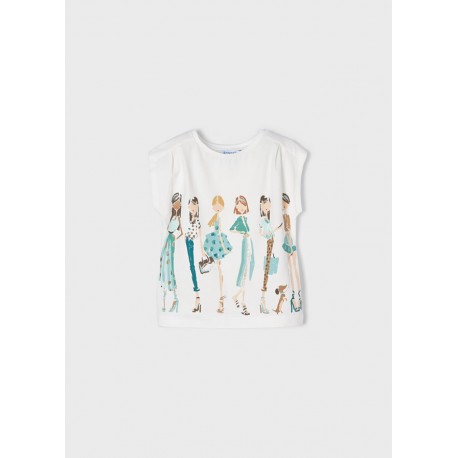 Μπλούζα κοντομάνικη κούκλες ECOFRIENDS κορίτσι Mayoral