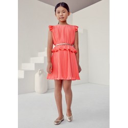 Φόρεμα γάζα πιέτες κορίτσι Mayoral