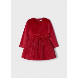 Φόρεμα βελούδο κορίτσι Mayoral