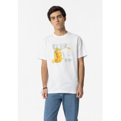 White Short Sleeve T-Shirt Tiffosi