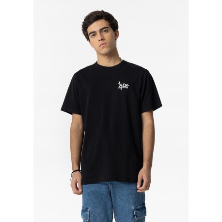 Black Short Sleeve T-Shirt Tiffosi