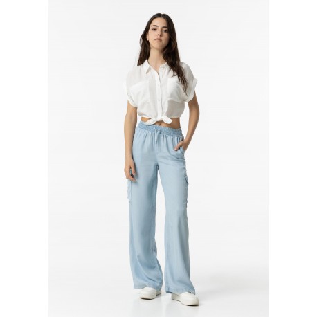 Raw Short Sleeve Blouse Tiffosi