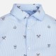 Παιδικό γαλάζιο πουκάμισο Logo MAYORAL