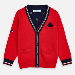 Παιδική κόκκινη ζακέτα νημάτινη MAYORAL