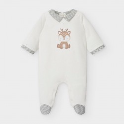 Βρεφικό πιτζαμάκι βελούδο ζωάκι για αγόρια MAYORAL