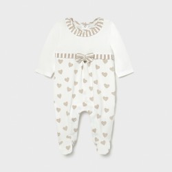 Βρεφικό Φορμάκι καρδούλες κορίτσι newborn Mayoral