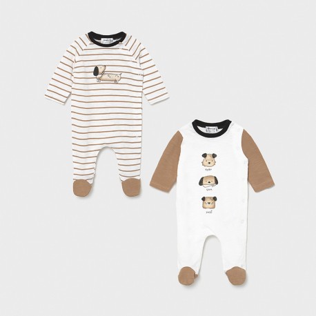 Βρεφικό Σετ 2 φορμάκια μακό αγόρι newborn Mayoral